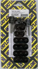 7-8mm V6 Horizontal Wire Loom Kit Black image 3