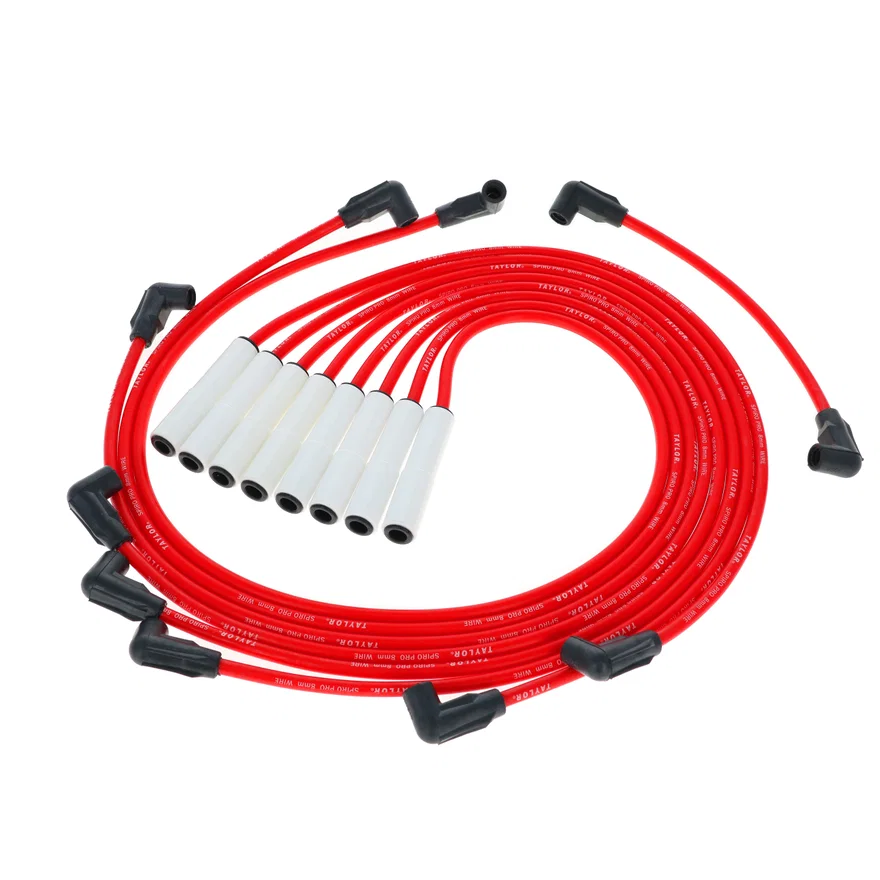 8mm Spiro Pro Ceramic Boot Wire Set 90? Red