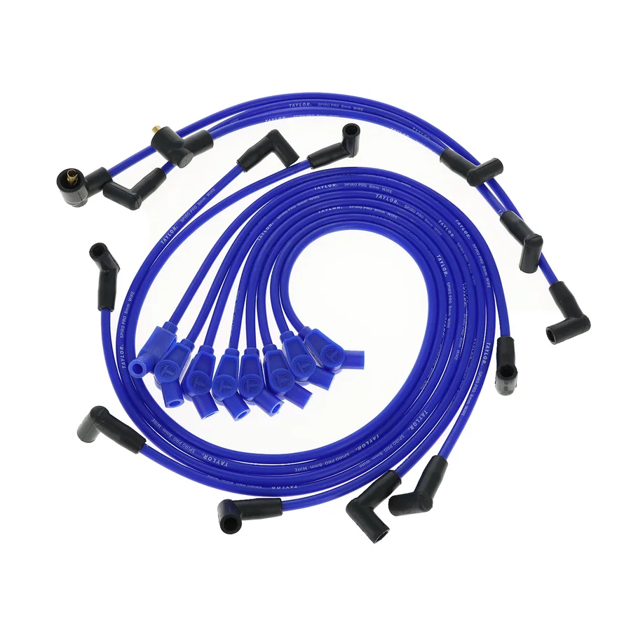 8mm Spiro-Pro custom 8 cyl blue