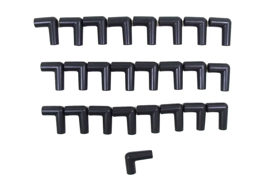 90 Degree Deg Boot Black Silicone