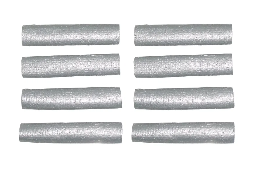 Fire Sleeve Boot Protectors 6in Silver