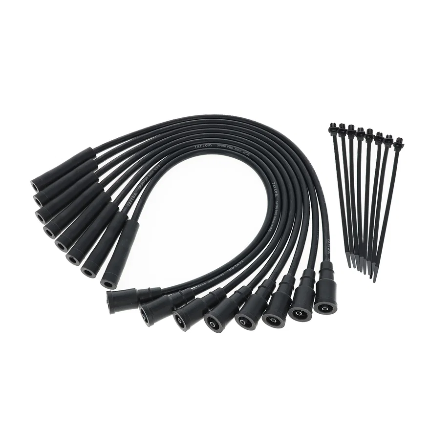 8mm Spiro-Pro custom 8 cyl black for Ford