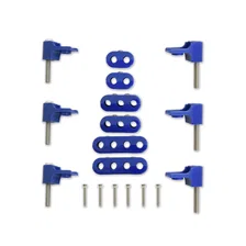 7-8mm Horizontal Wire Loom Kit Blue image 1