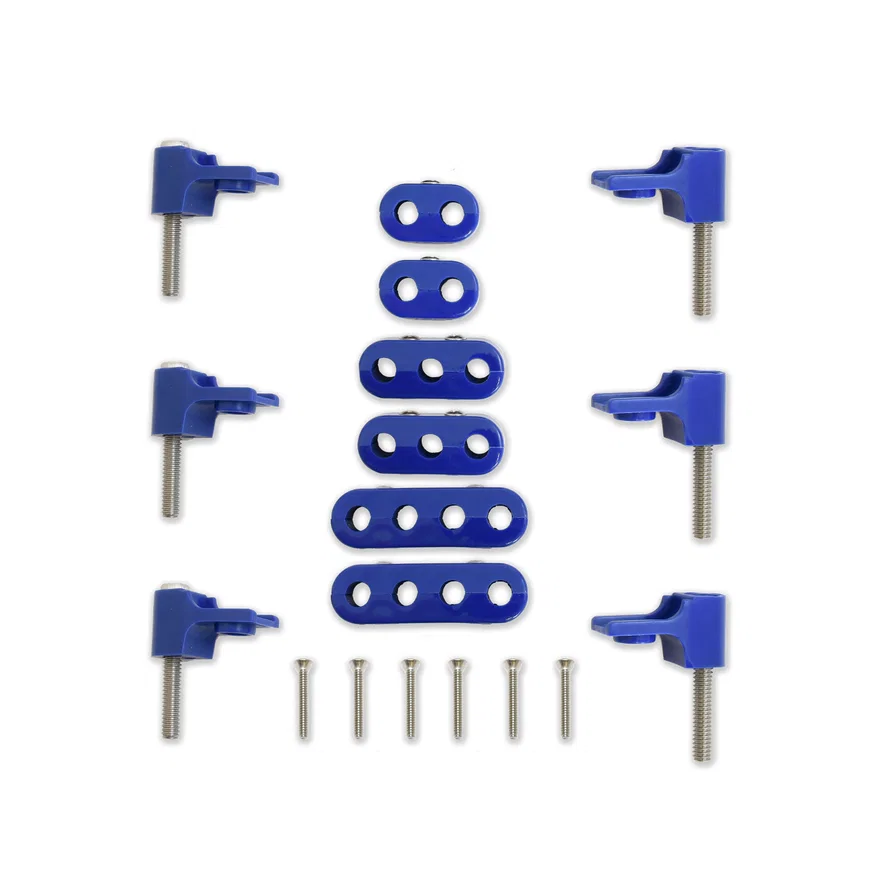 7-8mm Horizontal Wire Loom Kit Blue