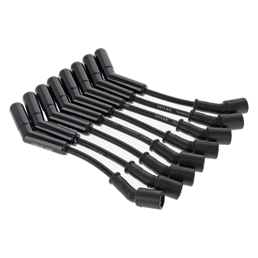 ThunderVolt 8.2 Black Ceramic Boot LS Race Fit Wire Set 135 Deg Black Wire