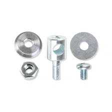 Carburetor Linkage Bushing Pivot - Aluminum/Steel image 1