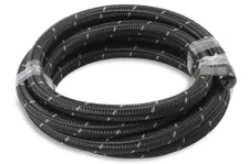 Black Nylon Braided Hose 8 AN - 20 Feet image 2