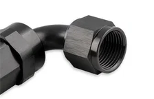 8 AN 90 Degree Swivel Hose End - Black image 4