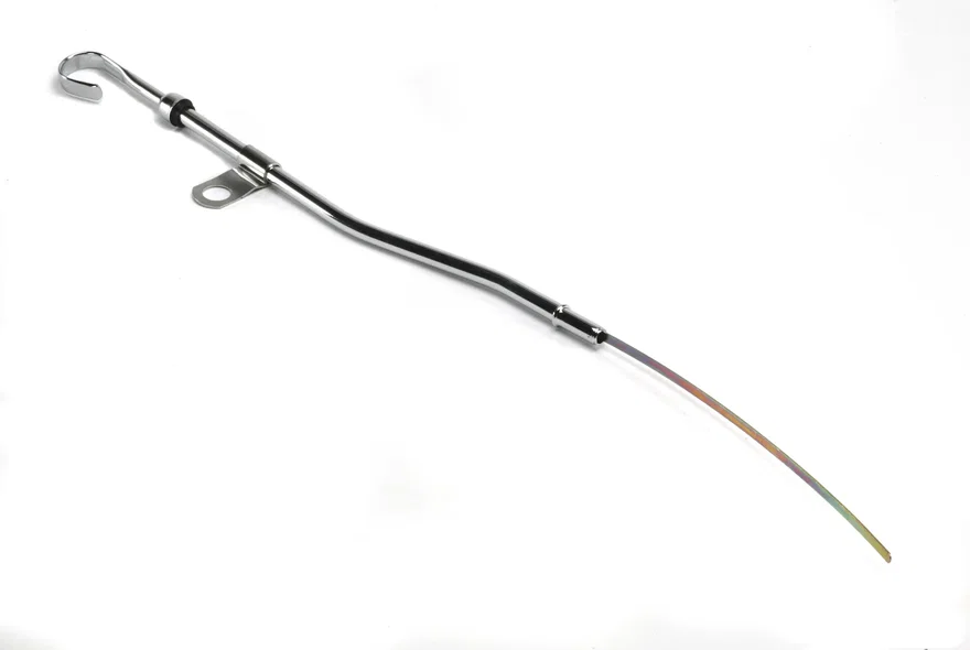 Engine Oil Dipstick & Tube - Chrome