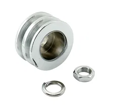 Alternator Pulley - Chrome - Double Groove image 1