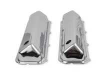 Chrome Valve Covers with Baffle image 2