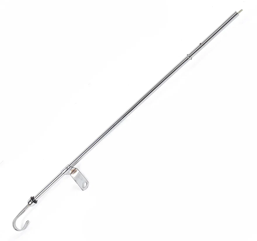 Engine Oil Dipstick & Tube - Chrome