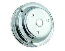 Crankshaft Pulley - Chrome - Double Groove image 1