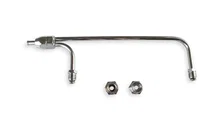 Fuel Line - 3/8 Inch Dual Inlet - Chrome image 3