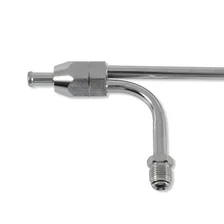 Fuel Line - 3/8 Inch Dual Inlet - Chrome image 3