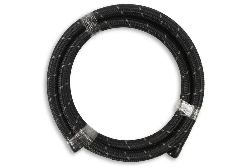 Black Nylon Braided Hose 10 AN - 10 Feet