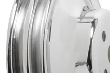 Chrome Water Pump Pulley - Double Groove image 2