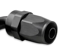 8 AN 90 Degree Swivel Hose End - Black image 2