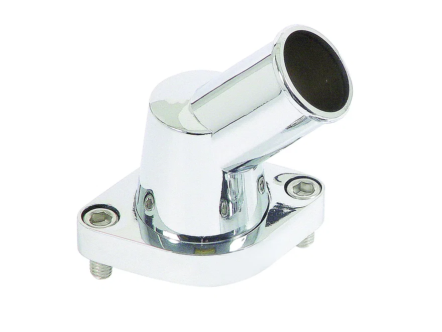 O-ring Style Chrome Water Neck - 45 degree