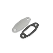 Fuel Pump Block Off Plate - Chrome image 1