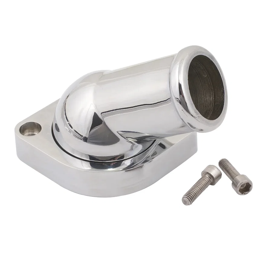 Water Neck - Swivel - 30 Degree Angle - Chrome