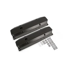 Fabricated Aluminum Valve Covers - Black Finish for Chrysler image 1