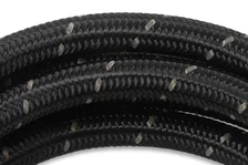 Black Nylon Braided Hose 8 AN - 20 Feet image 3