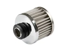 Chrome Valve Cover Breather - Push On Style image 5