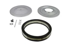 Air Cleaner - 14 Inch Diameter x 2-1/4 Inch Tall - Chrome image 2