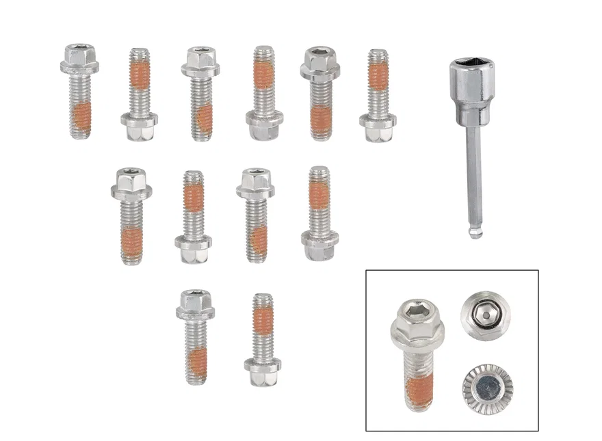 Headlock Locking Header Bolts - M8-1.25 x 25mm - Set of 12