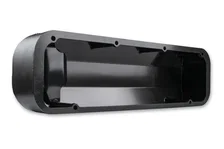 Fabricated Aluminum Valve Covers - Black Finish image 2