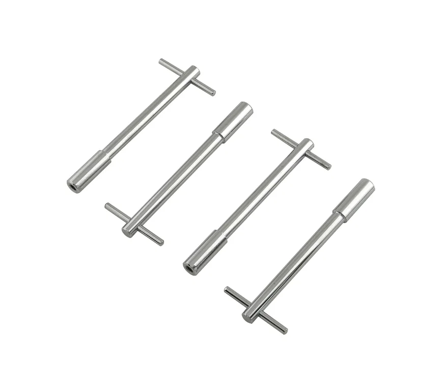 Valve Cover T Wing Bolts - 1/4-20 x 5 Inch - Chrome Plated
