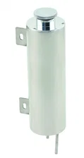 Overflow Tank - 3 Inch Diameter 10" Height Polished Stainless Steel image 1