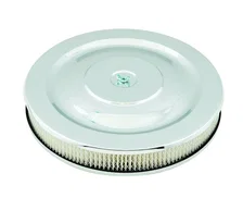 Air Cleaner - 14 Inch Diameter x 2-1/4 Inch Tall - Chrome image 1