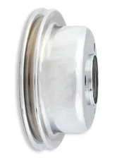 Chrome Crankshaft Pulley - Single Groove image 3