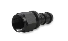 10 AN Straight Push-On Hose Ends - Black image 4