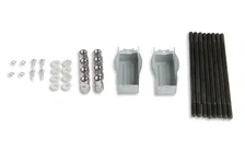 Cast Aluminum Ball Milled Center Bolt Valve Covers - Polished image 4
