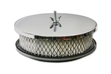 Air Cleaner - 6-1/2 Inch Diameter, 2 Inch Tall - Chrome image 2