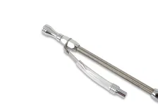 Engine Oil Dipstick & Tube - Braided Stainless Steel image 5