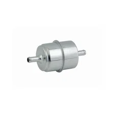 Chrome Fuel Filter - Fits 5/16 Inch Hose image 1
