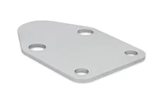Fuel Pump Block Off Plate - Chrome image 4