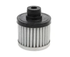 Chrome Valve Cover Breather - Push On Style Open Element image 5