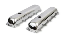 Chrome Valve Covers without Baffle for Oldsmobile image 3