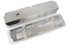 Fabricated Aluminum Valve Covers - Silver Finish image 4