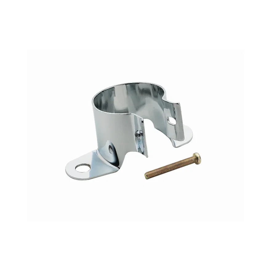 Chrome Coil Holder Bracket with Bolt - Angled Mount