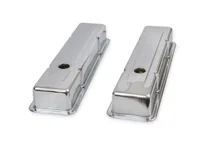 Chrome Valve Covers - Dual Cap Holes image 1