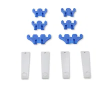 Standard Wire Loom Kit - Chrome / Blue image 3