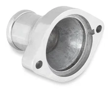 GM LS Water Neck - Straight - Polished Finish image 3