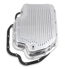 Transmission Oil Pan - Polished Aluminum image 1