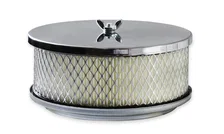 Air Cleaner - 6-1/2 Inch Diameter, 2-7/16 Inch Tall - Chrome image 7